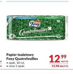 Makro Papier toaletowy Foxy Quatrefeuilles 10-pak oferta