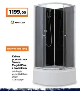 Bricoman Kabina prysznicowa Savana Magdel Plus z brodzikiem oferta