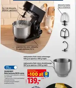 Lidl Robot kuchenny Silvercrest 600W czarny oferta