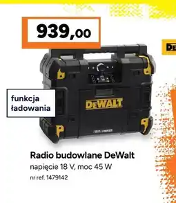 Bricoman Radio budowlane DeWalt oferta