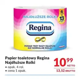 Makro Papier toaletowy Regina Najdłuższe Rolki 4-pak oferta