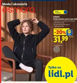 Lidl Kurtka damska z polaru typu teddy Esmara oferta