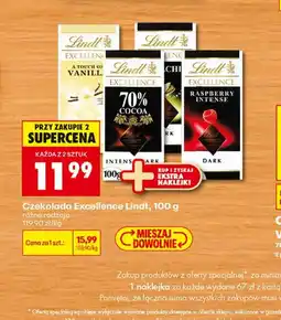 Biedronka Czekolada Lindt oferta