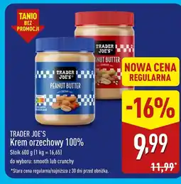 ALDI Krem orzechowy Trader Joe's oferta