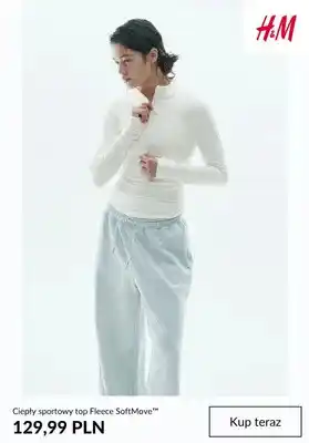 Ciepły sportowy top Fleece SoftMove H & M