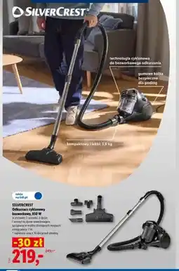 Lidl Odkurzacz cyklonowy bezworkowy Silvercrest oferta