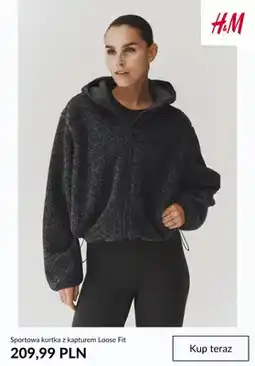 H&M Sportowa kurtka z kapturem Loose Fit H & M oferta