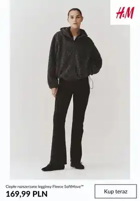 Ciepłe rozszerzane legginsy Fleece SoftMove H & M