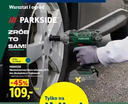 Lidl Akumulatorowy klucz udarowy bez akumulatora i ładowarki Parkside oferta