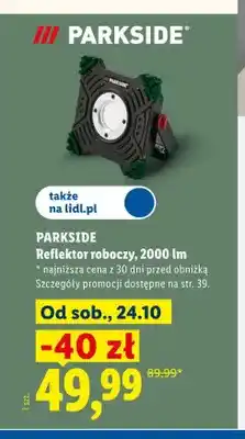 Lidl Reflektor roboczy 2000lm Parkside oferta