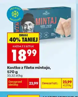 Biedronka Kostka z fileta Family Fish oferta