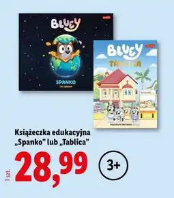 Lidl Książeczka edukacyjna Spanko Bluey oferta