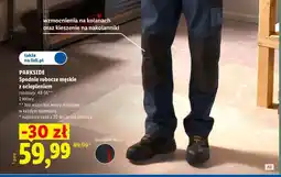 Lidl Spodnie robocze męskie z ociepleniem Parkside oferta