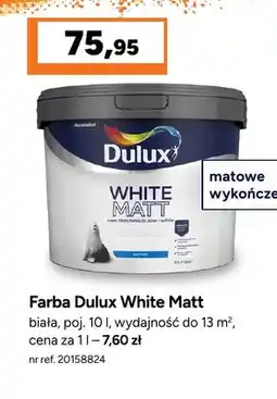 Bricoman Farba Dulux White Matt oferta