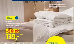 Lidl Kołdra z wypełnieniem z pierza i puchu 140x200 cm Livarno oferta
