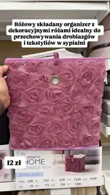 Pepco Organizer składany Pepco Home z dekoracyjnymi różami oferta