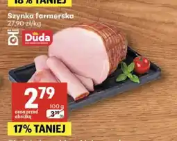 Delikatesy Centrum Szynka farmerska Duda oferta