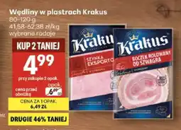 Delikatesy Centrum Wędliny w plastrach Krakus szynka eksportowa oferta