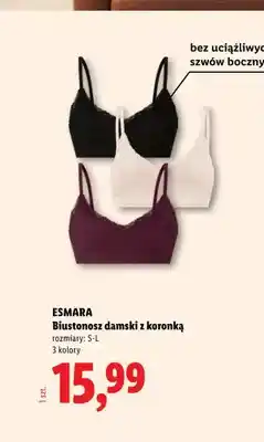 Lidl Biustonosz damski z koronką Esmara oferta