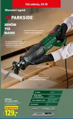 Lidl Piła szablasta Parkside oferta