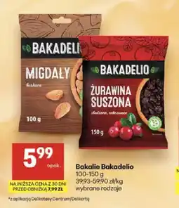 Delikatesy Centrum Bakalie Bakadelio żurawina suszona oferta