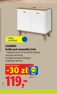 Lidl Szafka pod umywalkę Corfu Livarno oferta