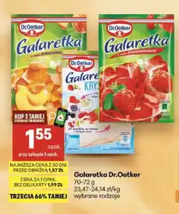 Delikatesy Centrum Galaretka Dr.Oetker o smaku brzoskwiniowym oferta