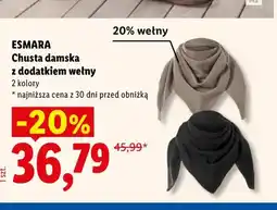 Lidl Chusta damska z dodatkiem wełny Esmara oferta