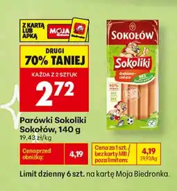 Biedronka Parówki Sokołów oferta