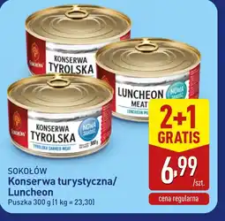 ALDI Konserwa turystyczna Luncheon oferta