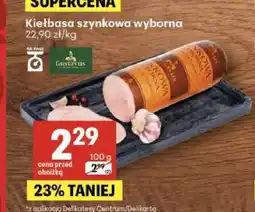 Delikatesy Centrum Kiełbasa szynkowa wyborna Gustavus oferta