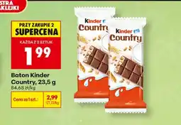 Biedronka Baton Kinder oferta