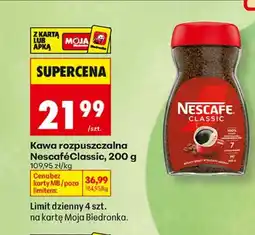 Biedronka Kawa rozpuszczalna Nescafe oferta
