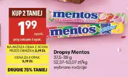 Delikatesy Centrum Dropsy Mentos Strawberry Mix oferta