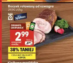 Delikatesy Centrum Boczek rolowany od szwagra Krakus oferta