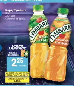 Delikatesy Centrum Napój Tymbark jabłko mięta oferta