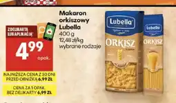 Delikatesy Centrum Makaron orkiszowy Lubella spaghetti oferta