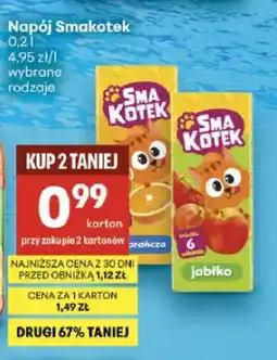 Delikatesy Centrum Napój Smakotek pomarańcza oferta