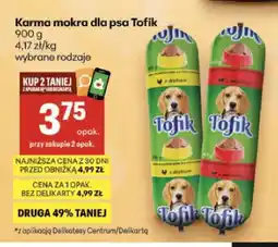 Delikatesy Centrum Karma mokra dla psa Tofik oferta