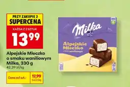 Biedronka Mleczko alpejskie Milka oferta