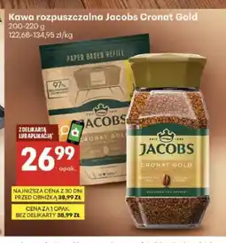 Delikatesy Centrum Kawa rozpuszczalna Jacobs Cronat Gold oferta