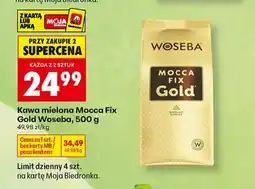Biedronka Kawa mielona Woseba oferta