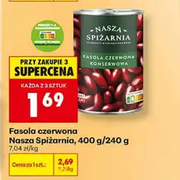 Biedronka Fasola czerwona Spiżarnia oferta