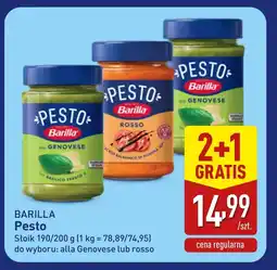 ALDI Pesto Barilla oferta