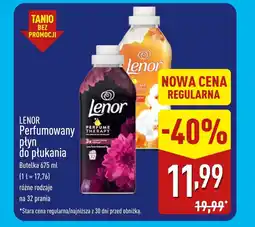 ALDI Płyn do płukania Lenor oferta