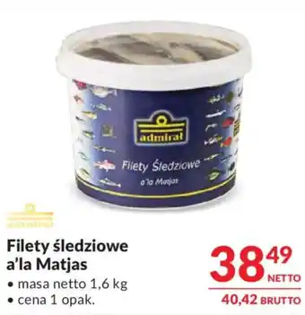 Filety śledziowe a'la Matjas