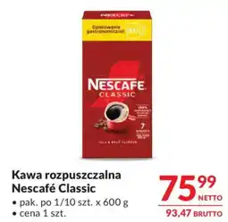 Makro Kawa rozpuszczalna Nescafé Classic oferta