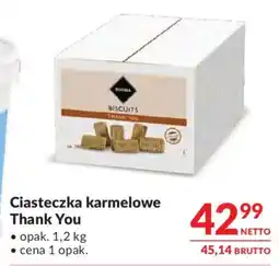 Makro Ciasteczka karmelowe Thank You oferta