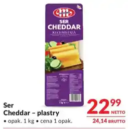 Makro Ser Cheddar - plastry oferta
