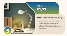 IKEA FORSÅ Lampa biurkowa, biały oferta